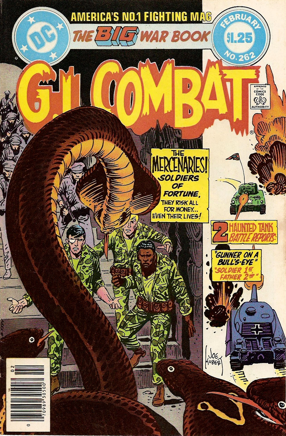 Read online G.I. Combat (1952) comic -  Issue #262 - 1