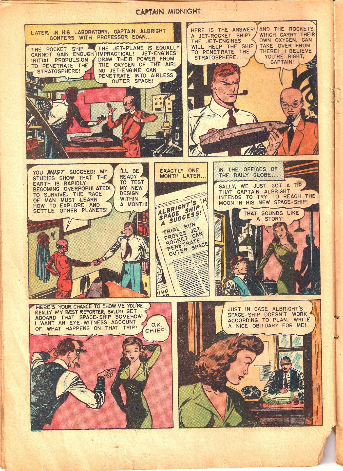 Read online Captain Midnight (1942) comic -  Issue #49 - 17