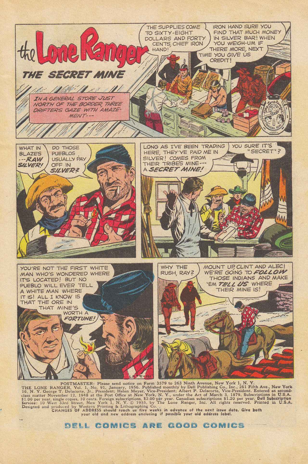Read online The Lone Ranger (1948) comic -  Issue #91 - 3