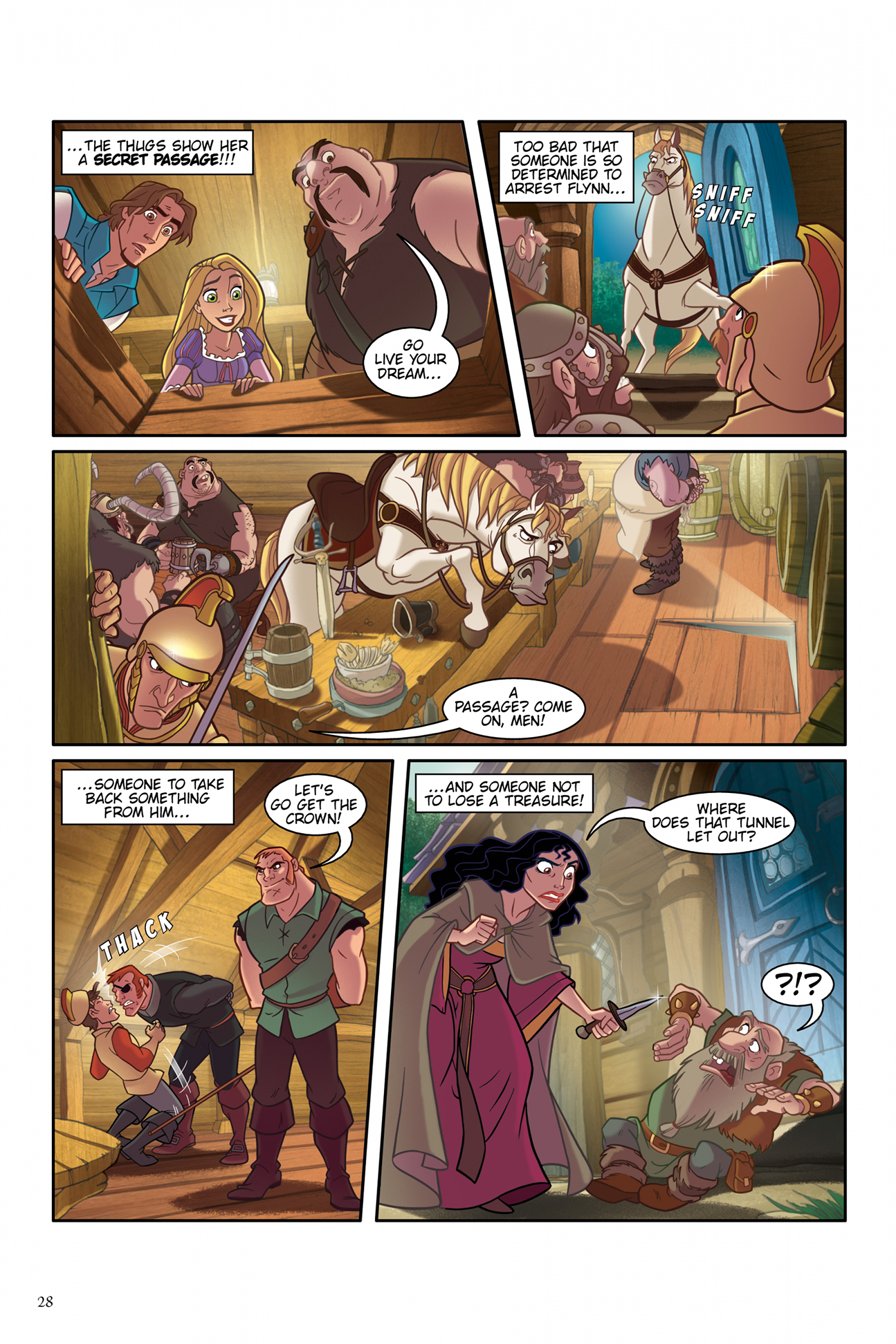 Read online Disney Tangled: The Story of the Movie in Comics comic -  Issue # Full - 30