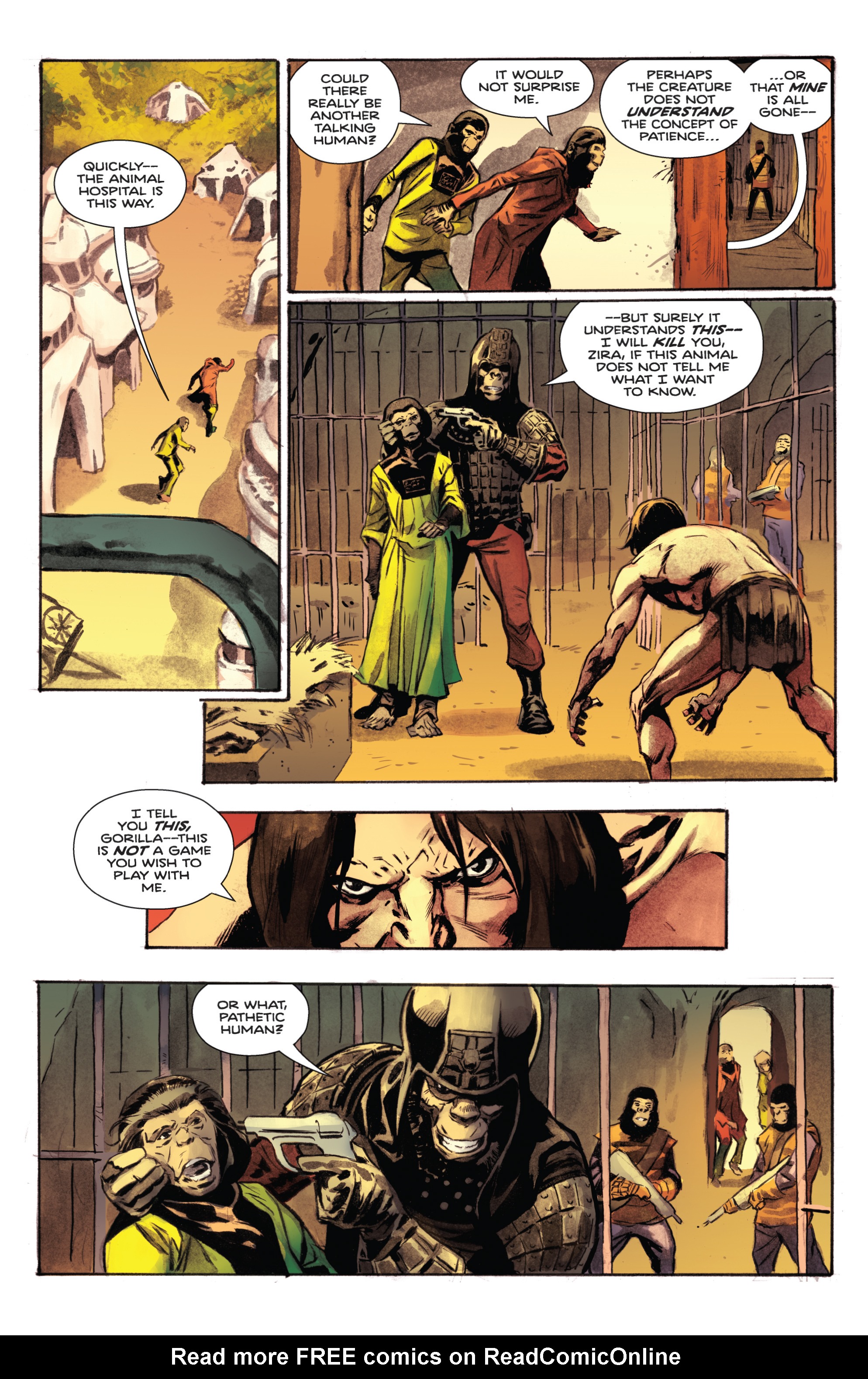 Read online Tarzan On the Planet of the Apes comic -  Issue #5 - 7