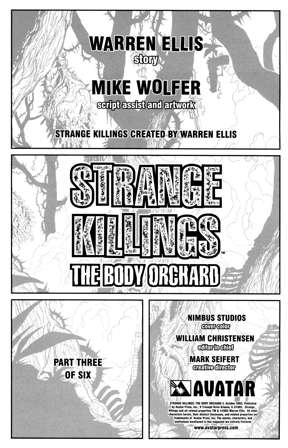 Read online Strange Killings: The Body Orchard comic -  Issue #3 - 2