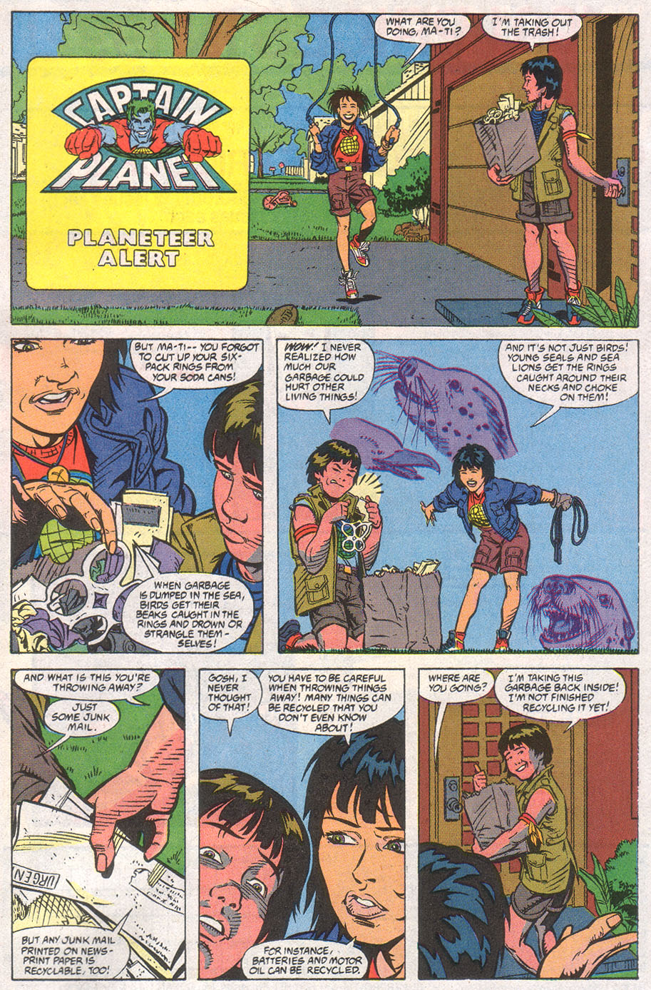 Read online Captain Planet and the Planeteers comic -  Issue #5 - 32