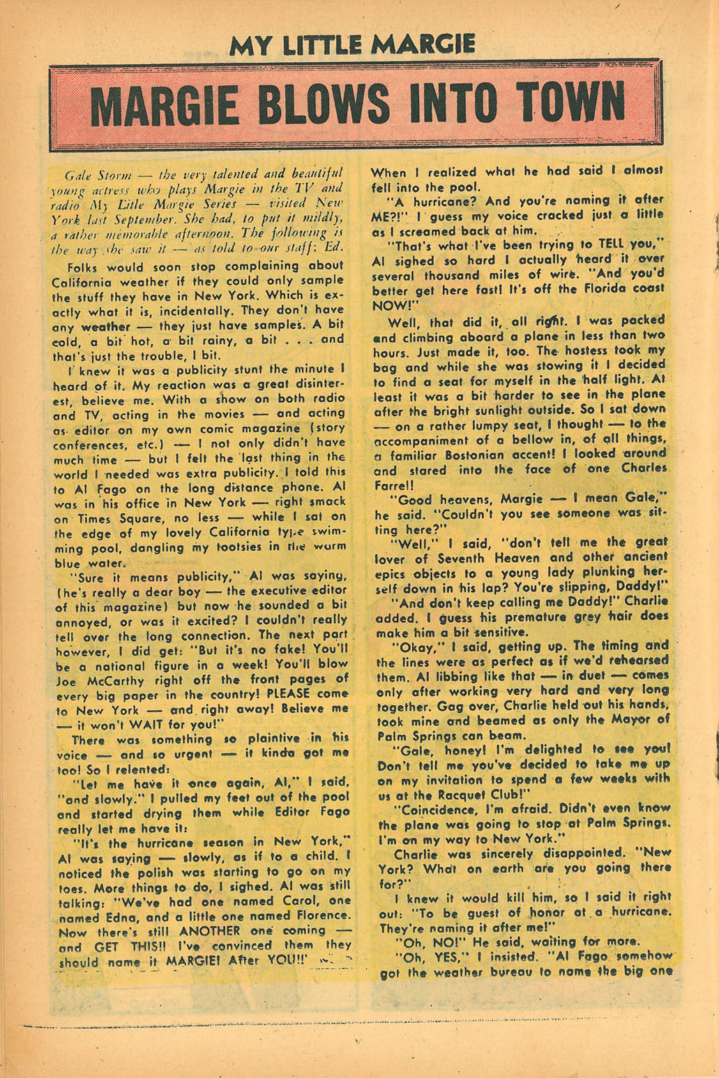Read online My Little Margie (1954) comic -  Issue #6 - 18