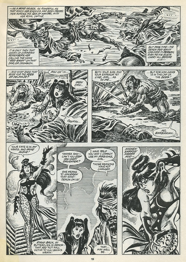 Read online The Savage Sword Of Conan comic -  Issue #195 - 21