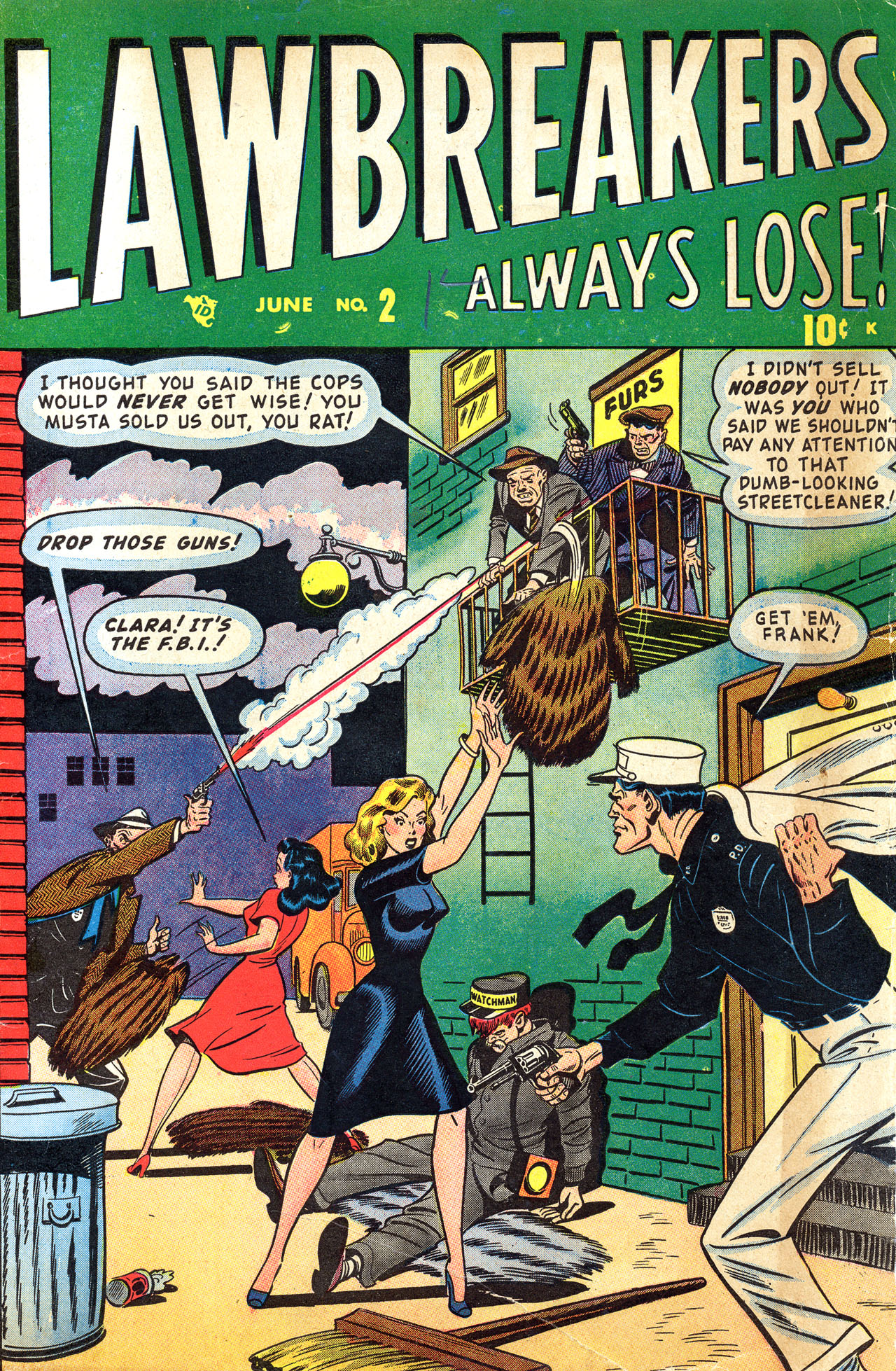 Read online Lawbreakers Always Lose! comic -  Issue #2 - 1