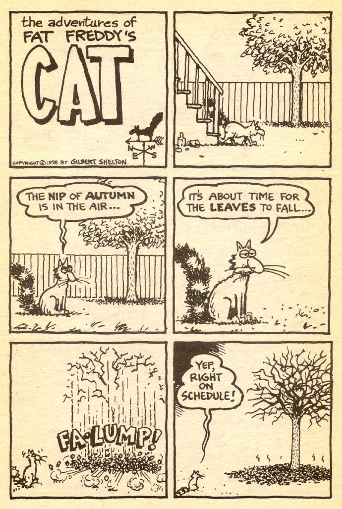 Read online Adventures of Fat Freddy's Cat comic -  Issue #5 - 15