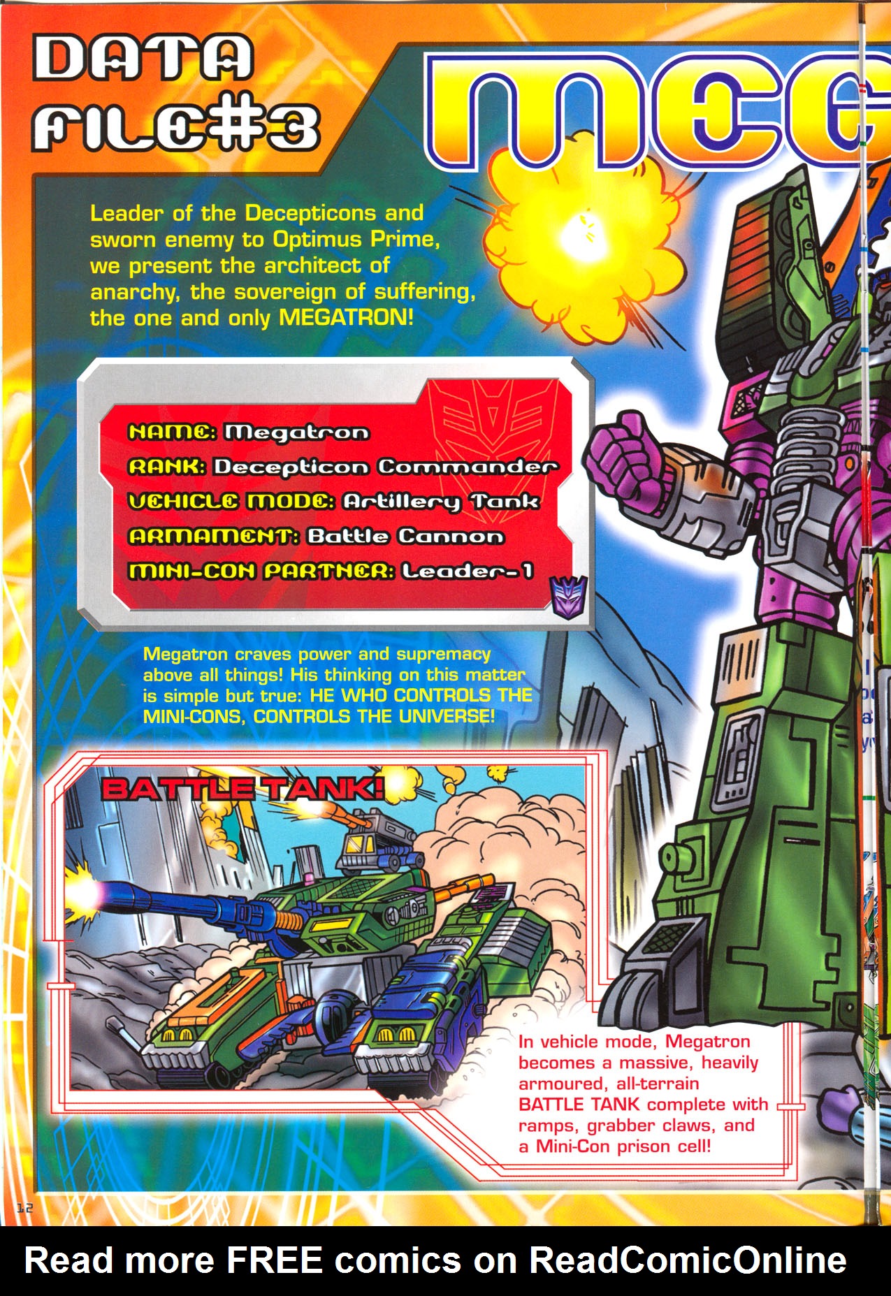 Read online Transformers: Armada (2003) comic -  Issue #2 - 10