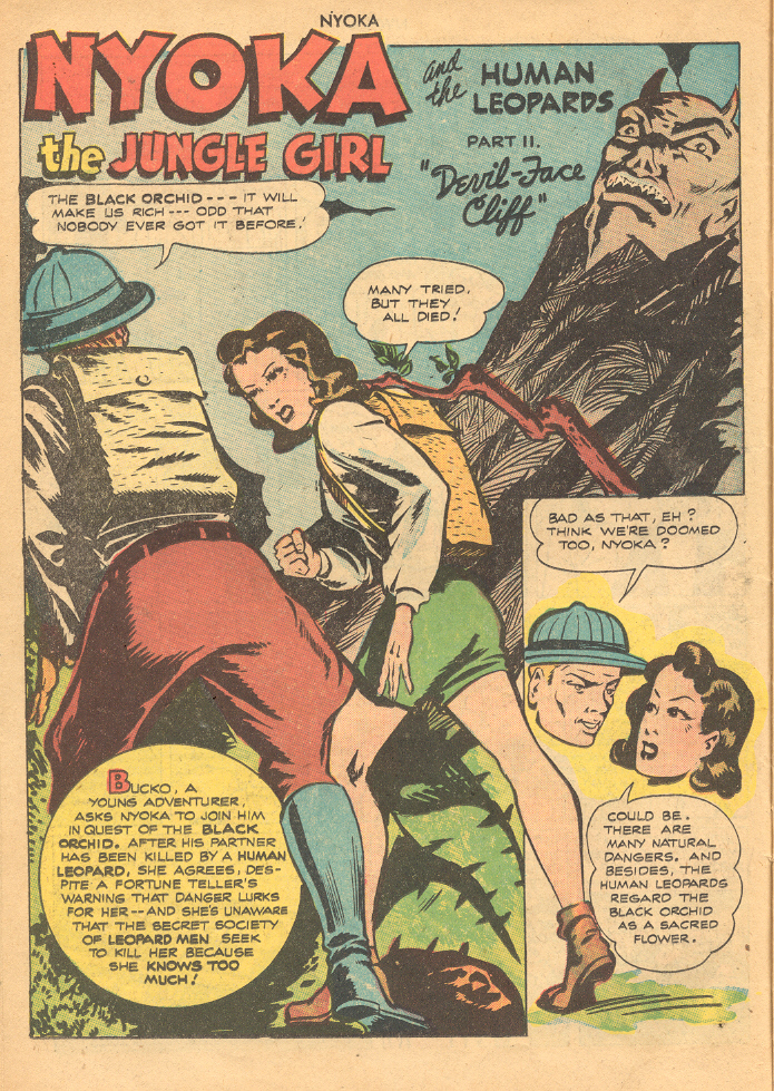 Read online Nyoka the Jungle Girl (1945) comic -  Issue #13 - 14