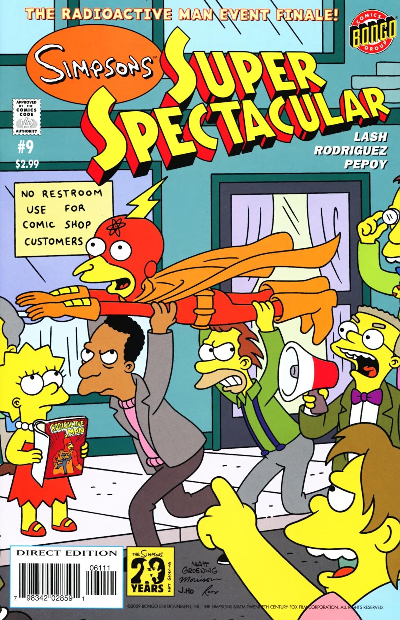 Read online Bongo Comics Presents Simpsons Super Spectacular comic -  Issue #9 - 1
