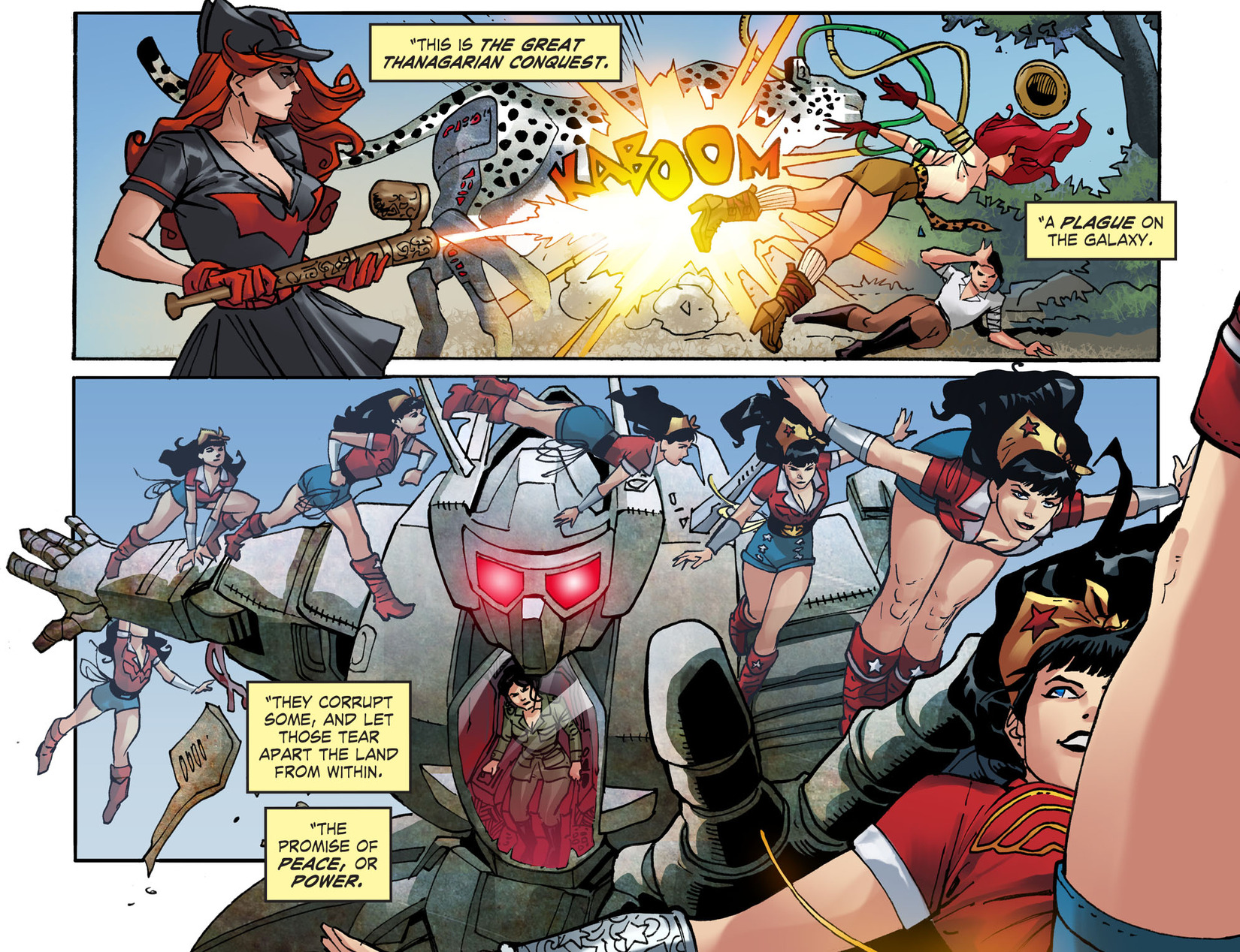 Read online DC Comics: Bombshells comic -  Issue #70 - 6