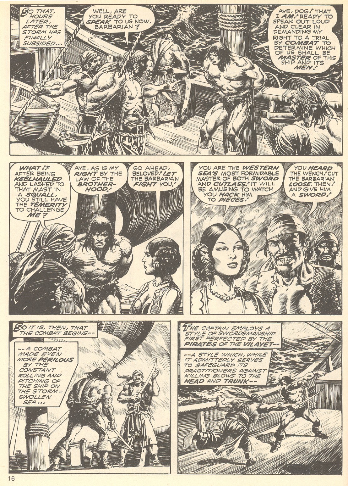 Read online The Savage Sword Of Conan comic -  Issue #75 - 16