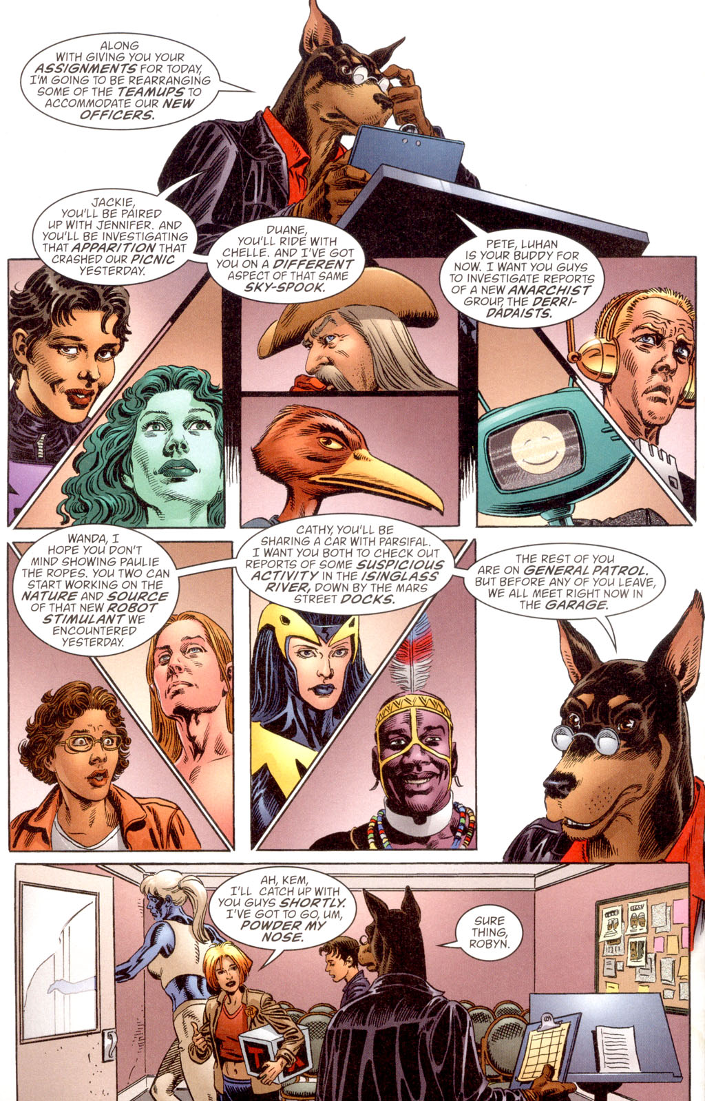 Read online Top 10: Beyond The Farthest Precinct comic -  Issue #1 - 16