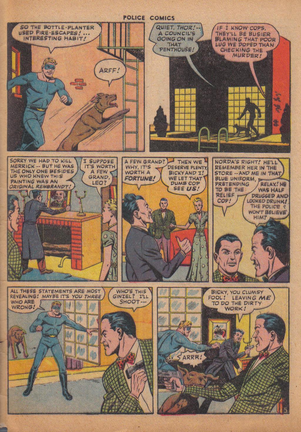 Read online Police Comics comic -  Issue #50 - 53