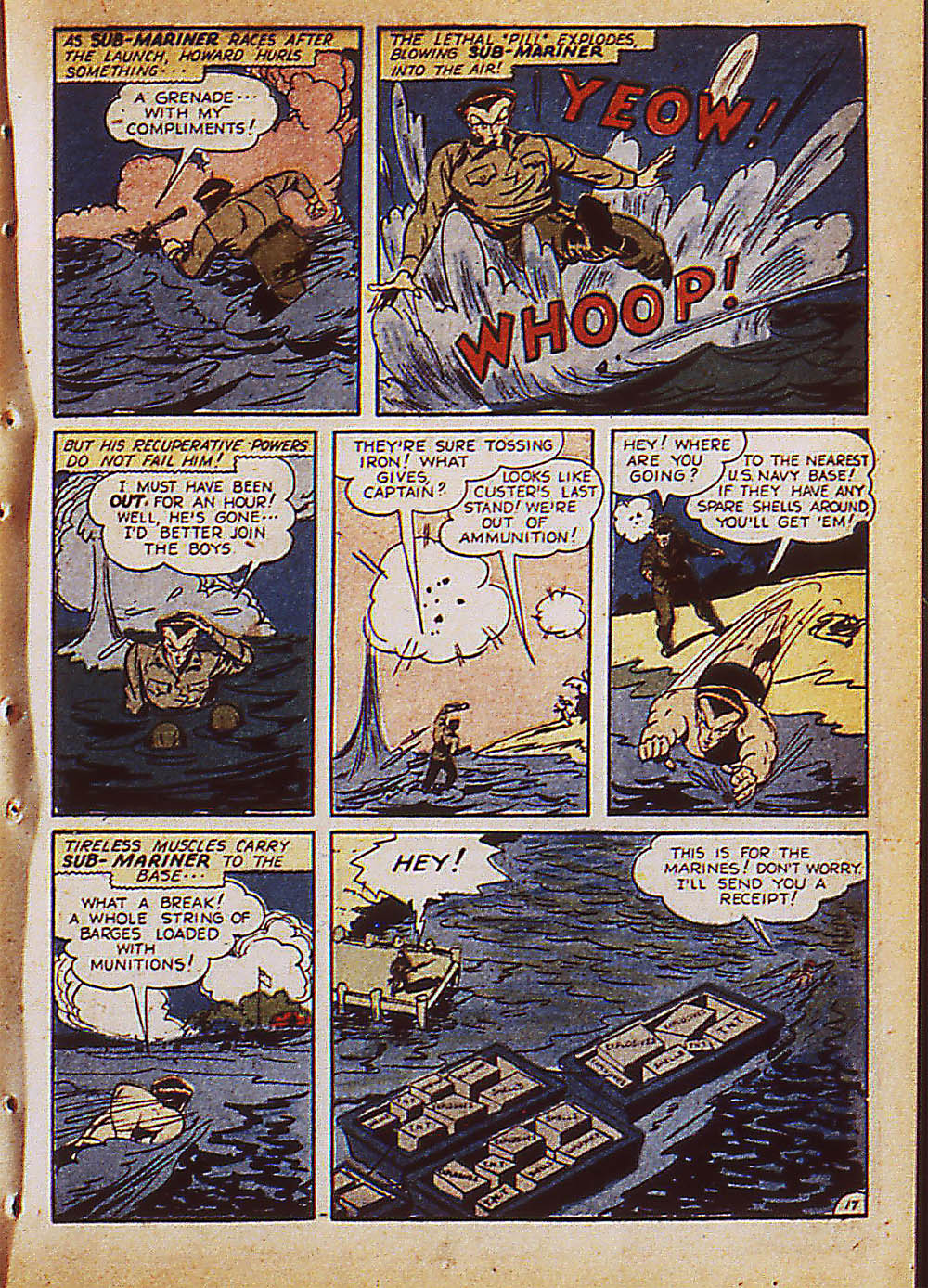 Read online Sub-Mariner Comics comic -  Issue #8 - 20
