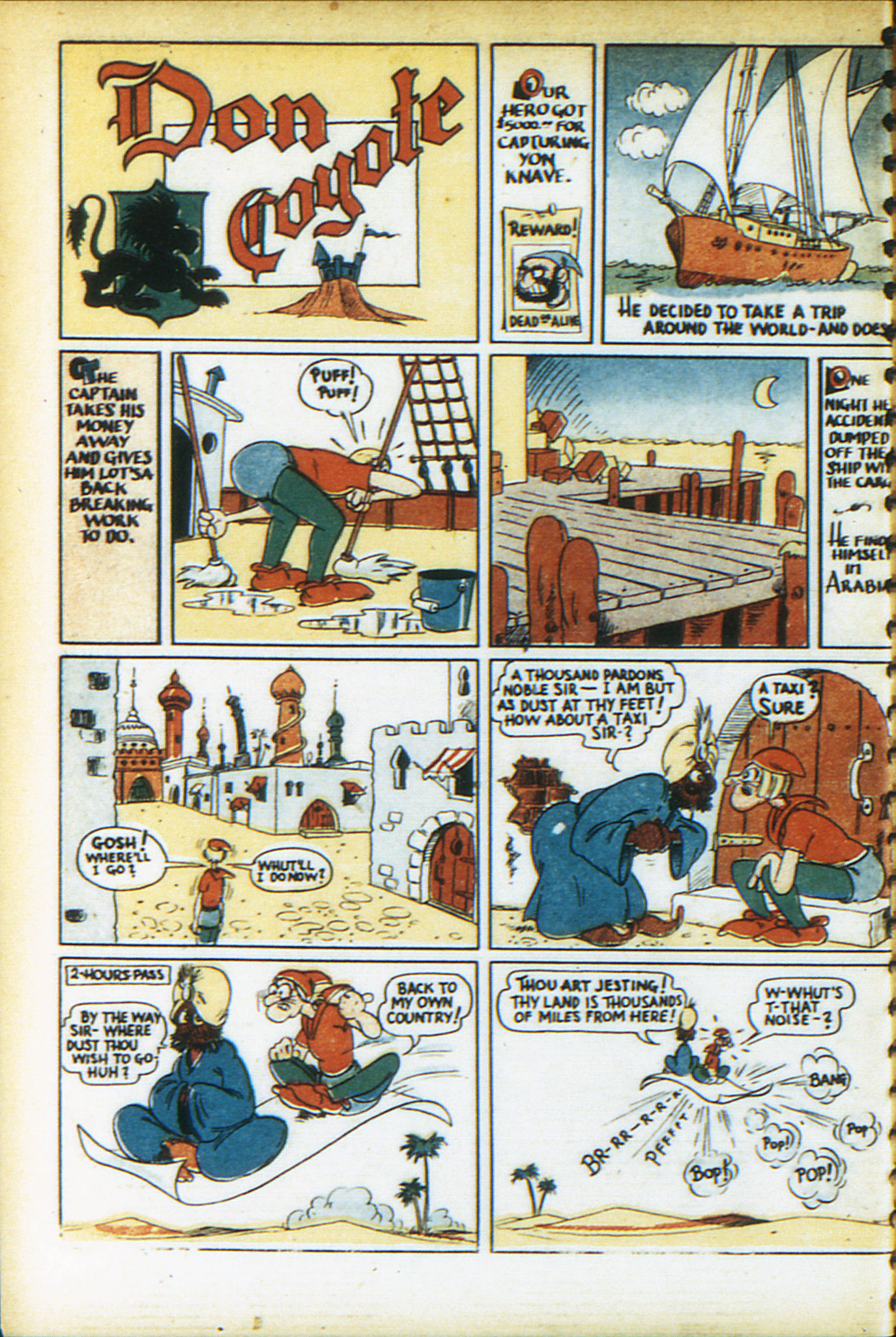 Read online Adventure Comics (1938) comic -  Issue #33 - 35