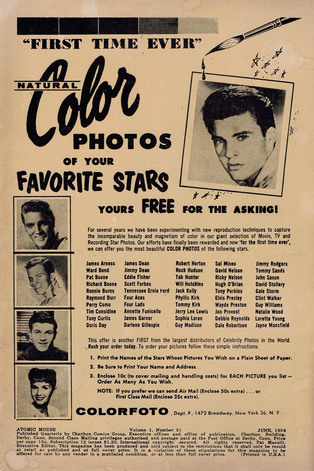 Read online Atomic Mouse comic -  Issue #31 - 2