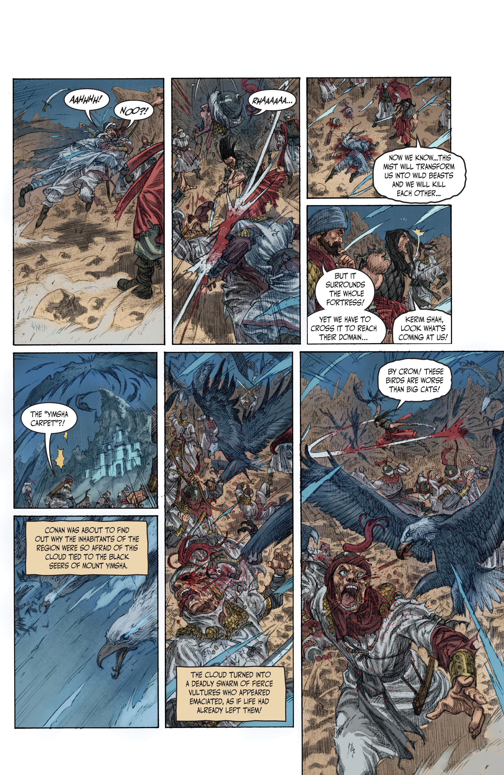 Read online The Cimmerian: People of the Black Circle comic -  Issue #3 - 8