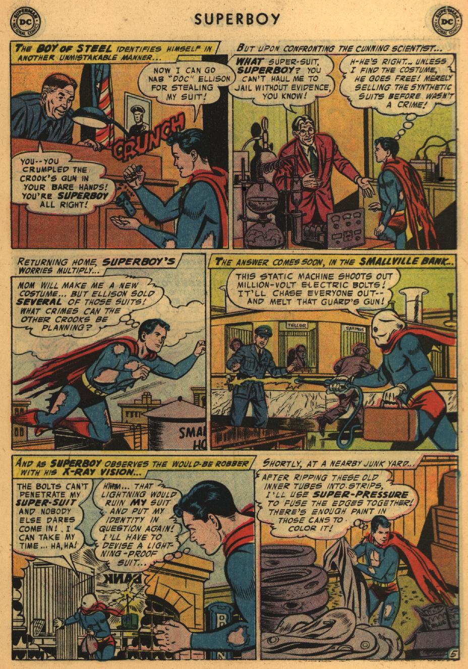 Read online Superboy (1949) comic -  Issue #54 - 6