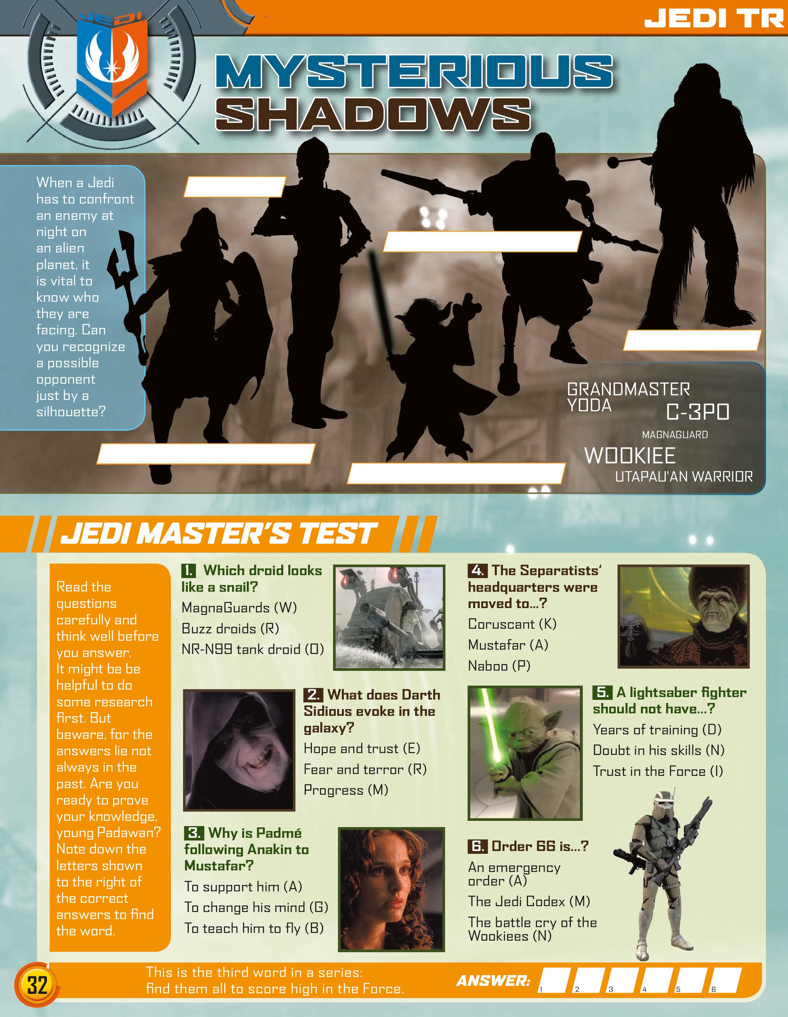 Read online Star Wars Jedi Master Magazine comic -  Issue #3 - 32