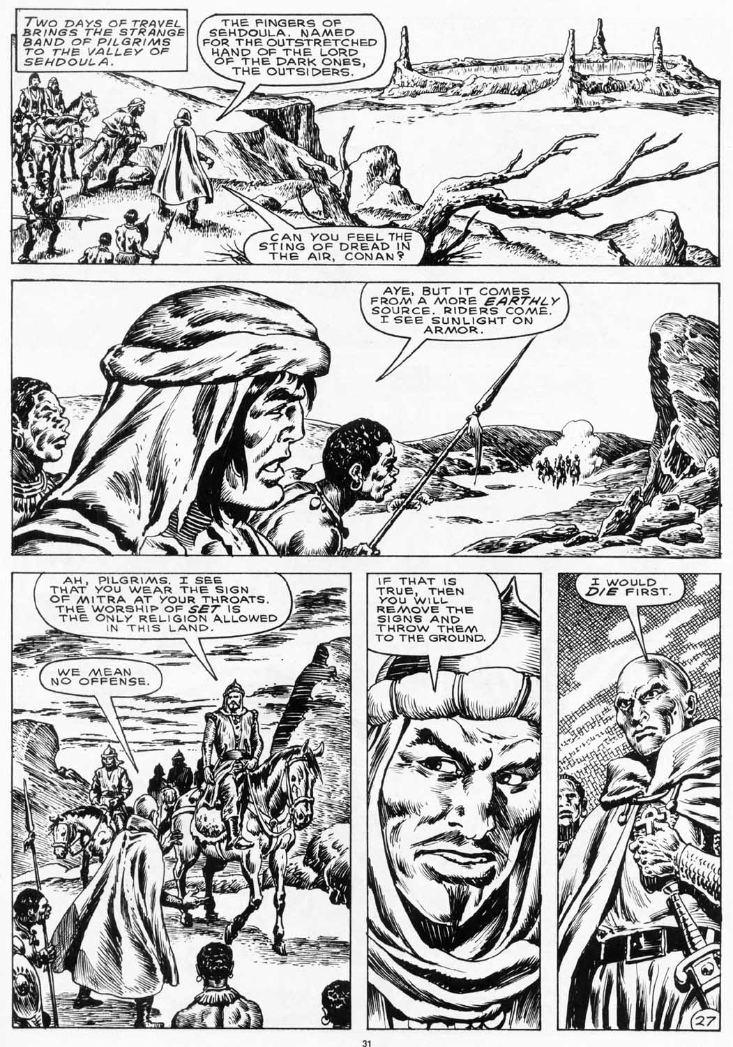 Read online The Savage Sword Of Conan comic -  Issue #152 - 33