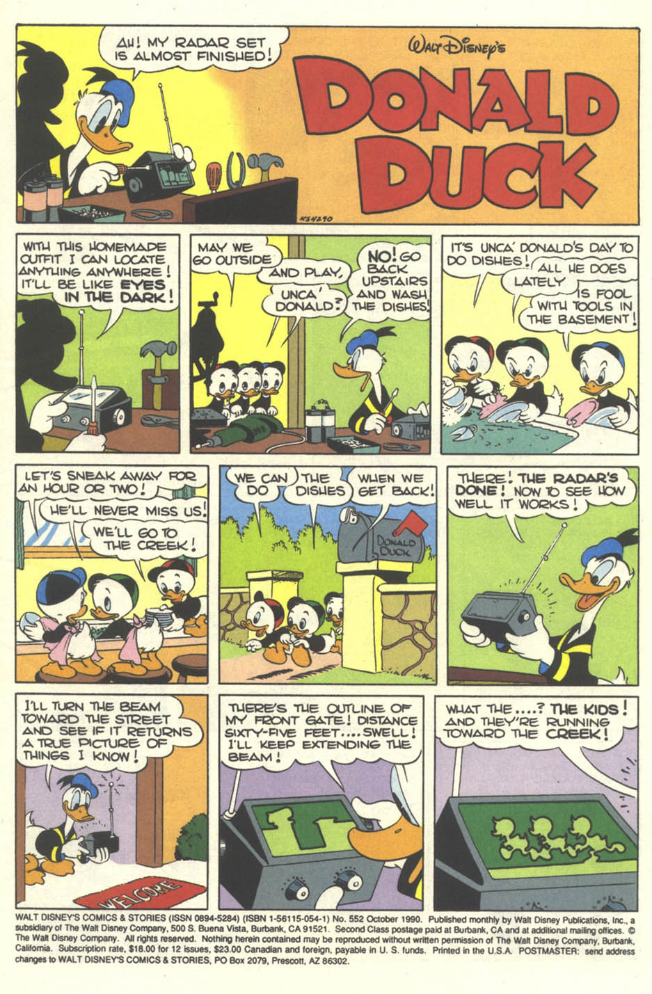 Read online Walt Disney's Comics and Stories comic -  Issue #552 - 3