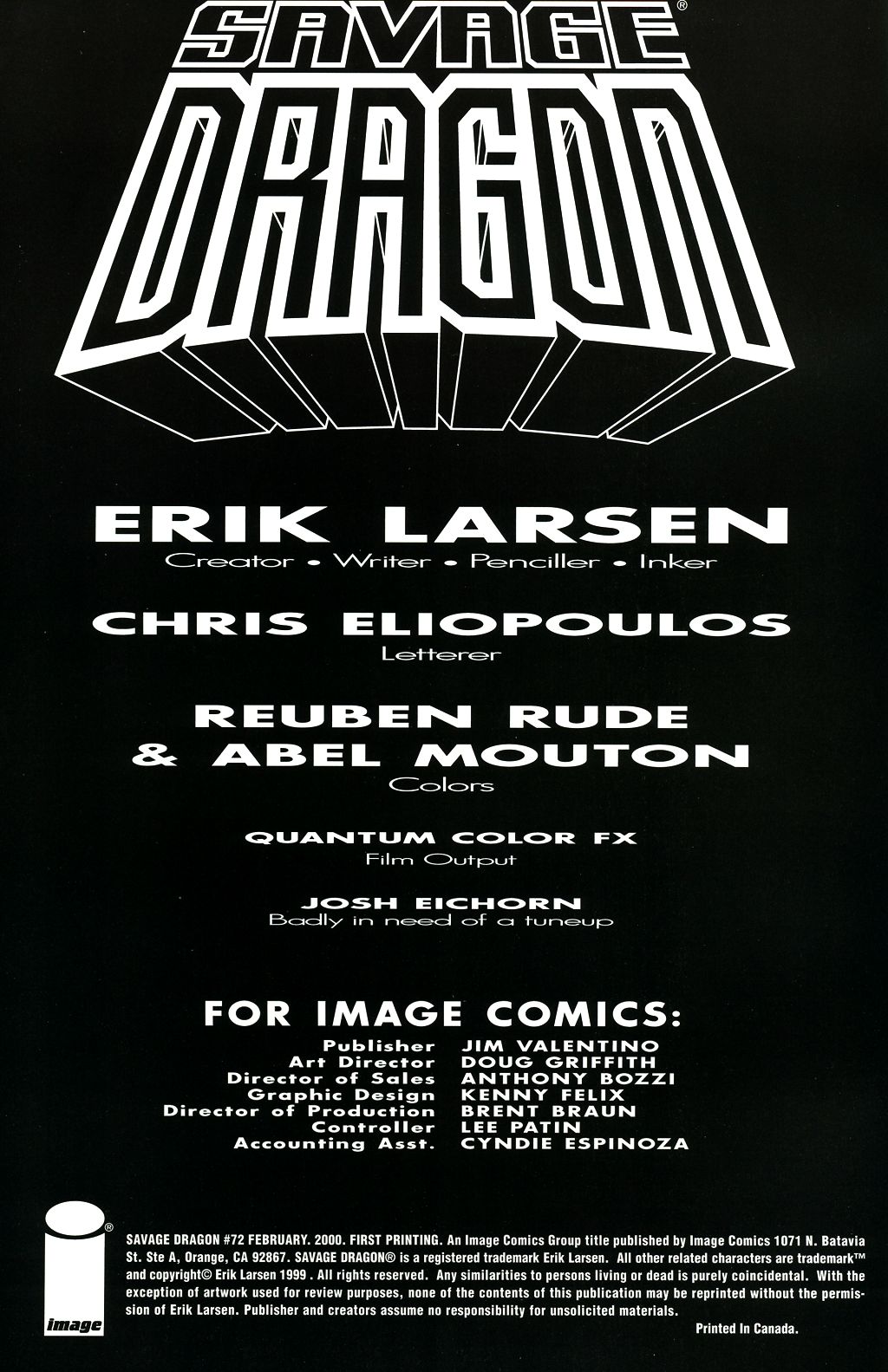 Read online The Savage Dragon (1993) comic -  Issue #72 - 2
