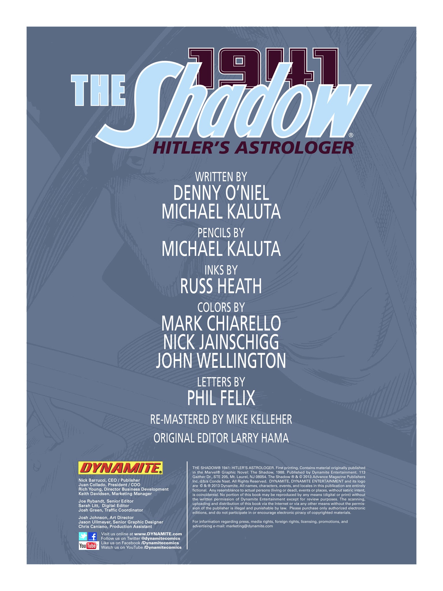 Read online The Shadow 1941: Hitler's Astrologer comic -  Issue # Full - 4