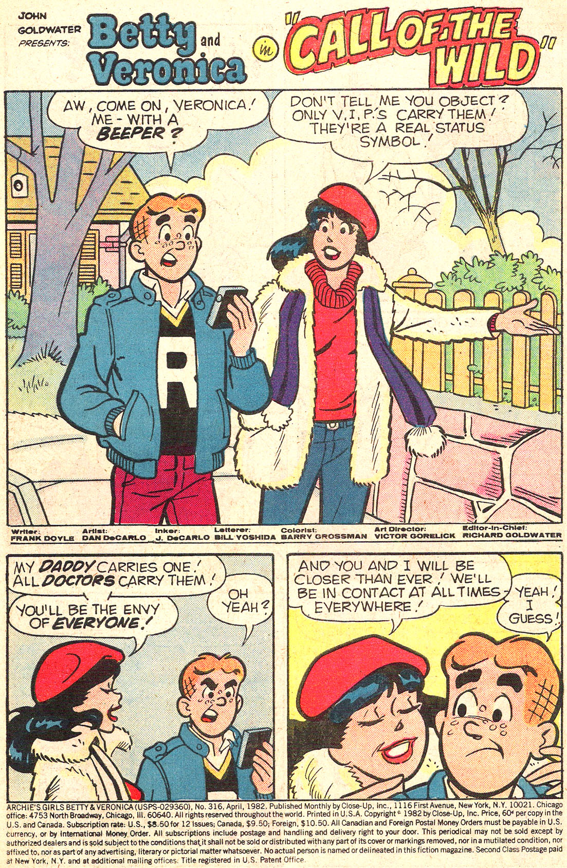 Read online Archie's Girls Betty and Veronica comic -  Issue #316 - 3