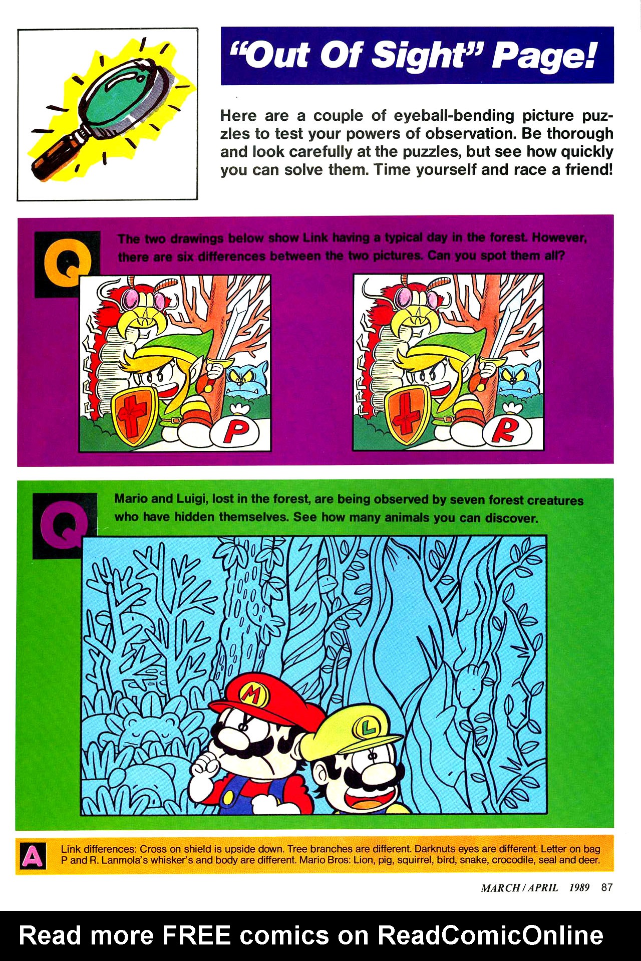 Read online Nintendo Power comic -  Issue #5 - 84