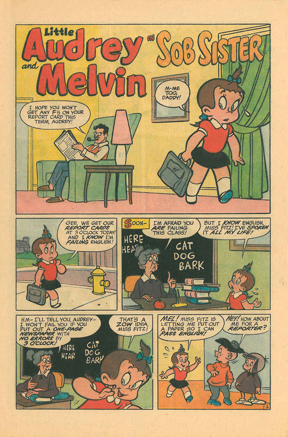 Read online Little Audrey And Melvin comic -  Issue #23 - 5