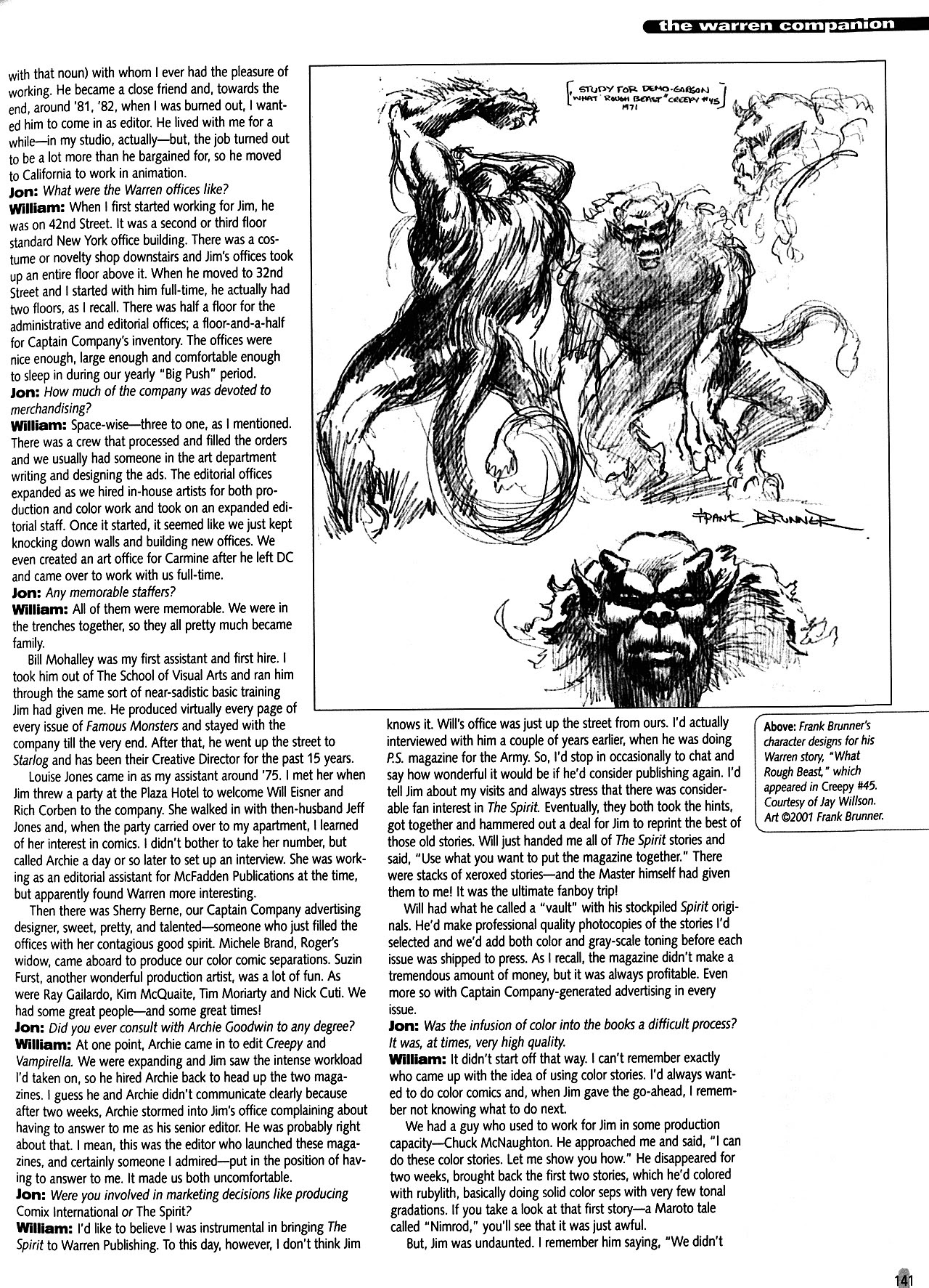 Read online Warren Companion comic -  Issue # TPB (Part 2) - 42