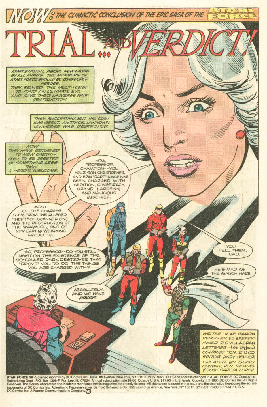 Read online Atari Force (1984) comic -  Issue #20 - 3