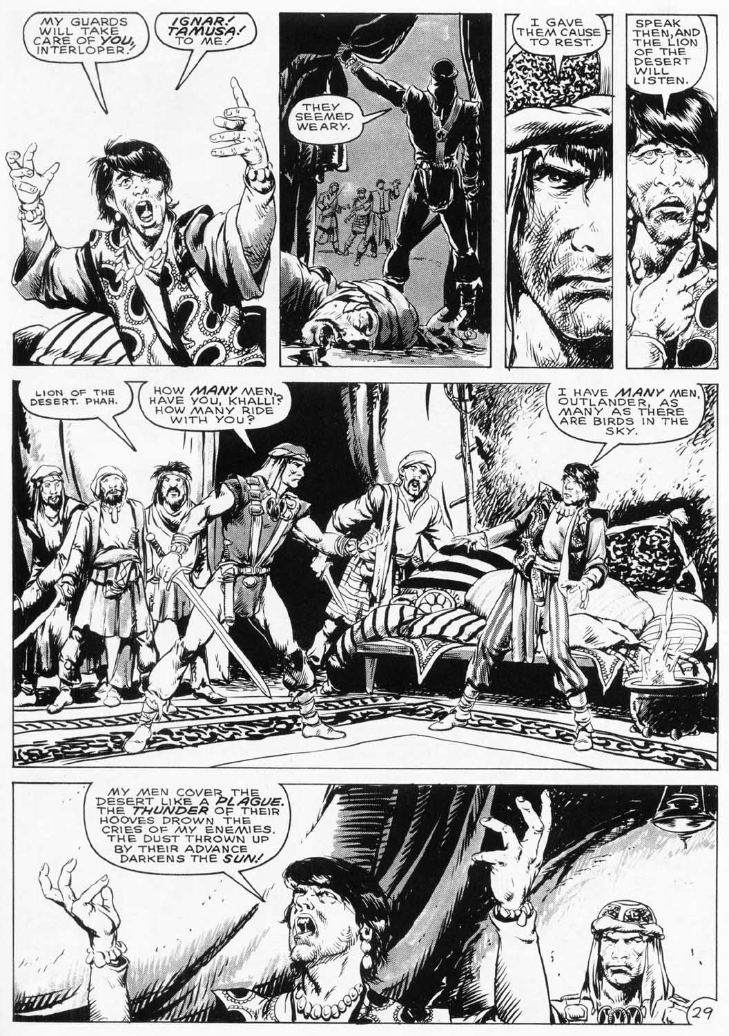 Read online The Savage Sword Of Conan comic -  Issue #153 - 32