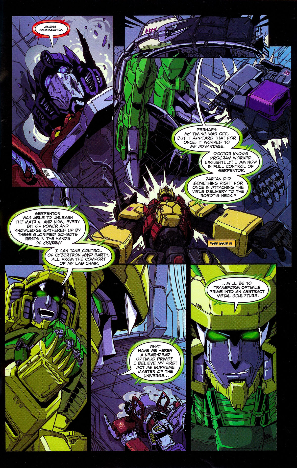 Read online G.I. Joe vs. The Transformers III: The Art of War comic -  Issue #5 - 16