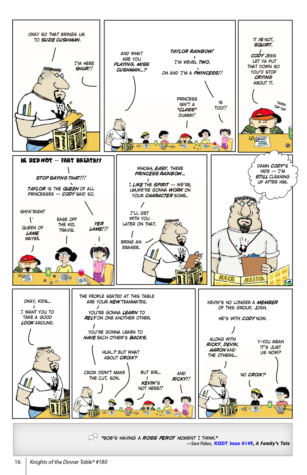 Read online Knights of the Dinner Table comic -  Issue #180 - 18