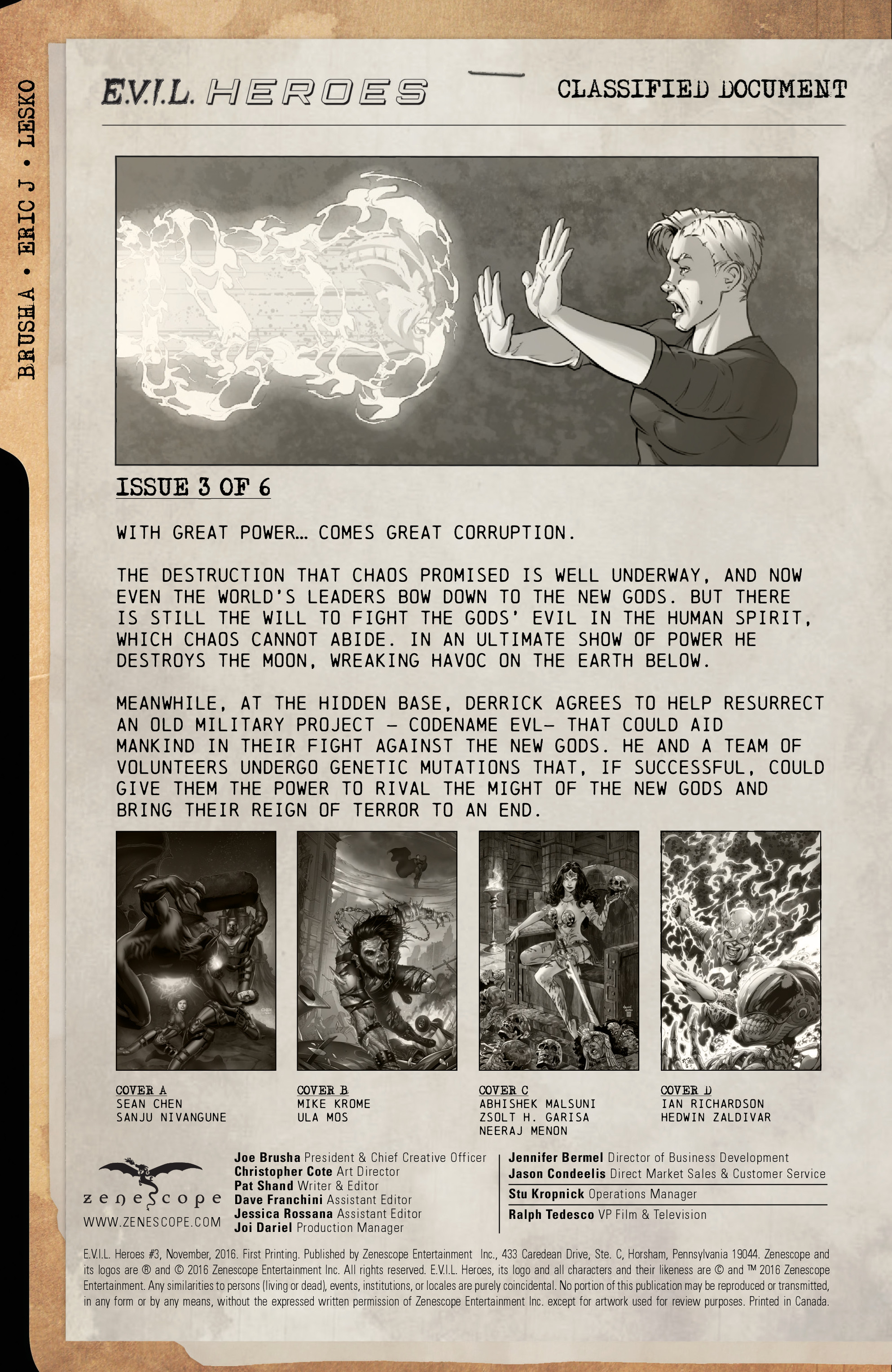 Read online E.V.I.L. Heroes comic -  Issue #3 - 2