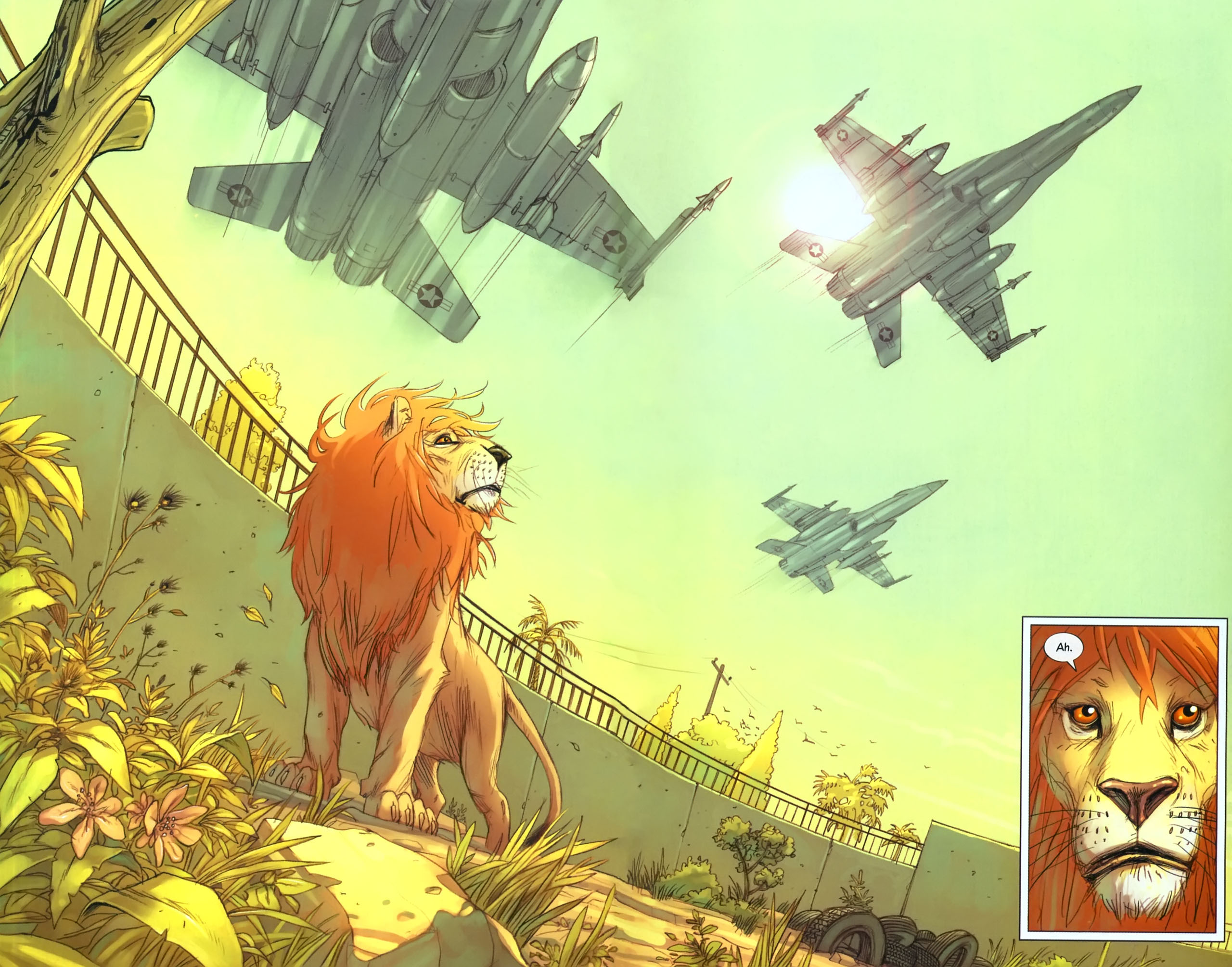Read online Pride of Baghdad comic -  Issue # Full - 10