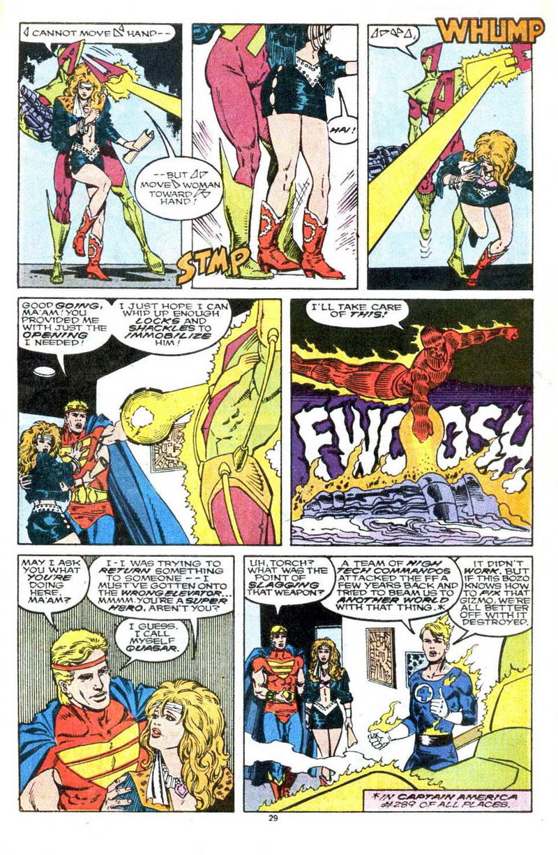 Read online Quasar comic -  Issue #3 - 22