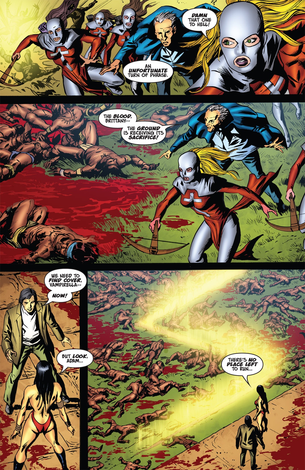 Read online Vampirella and the Scarlet Legion comic -  Issue # TPB - 102
