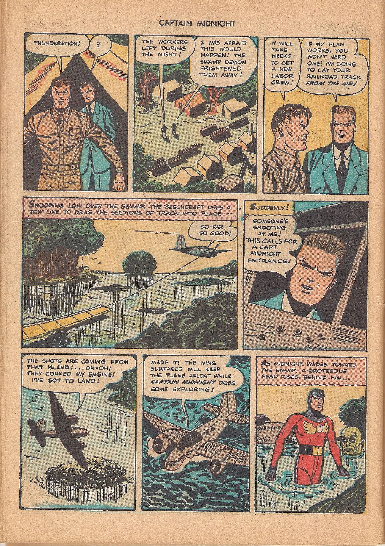 Read online Captain Midnight (1942) comic -  Issue #39 - 45