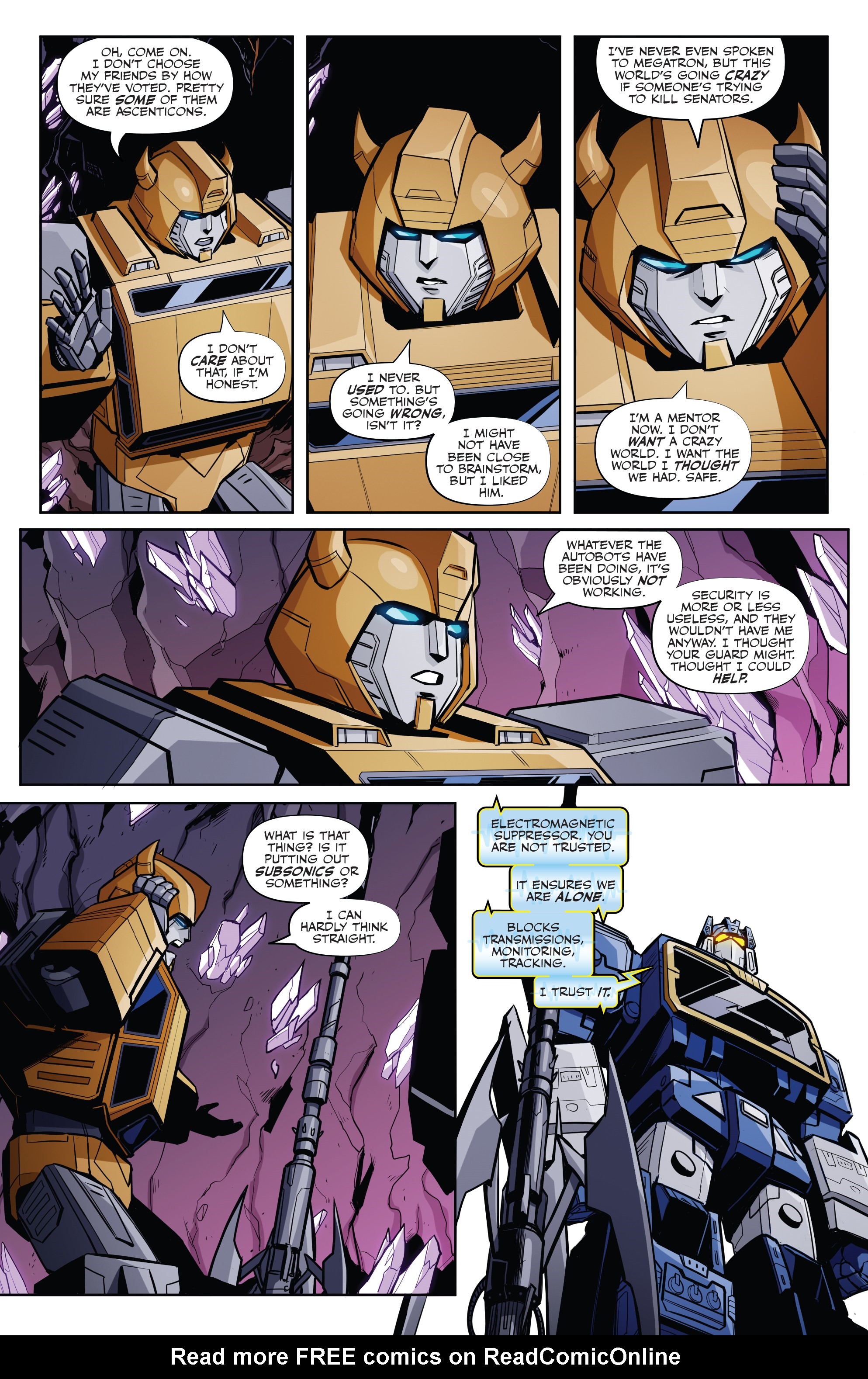 Read online Transformers (2019) comic -  Issue #5 - 19
