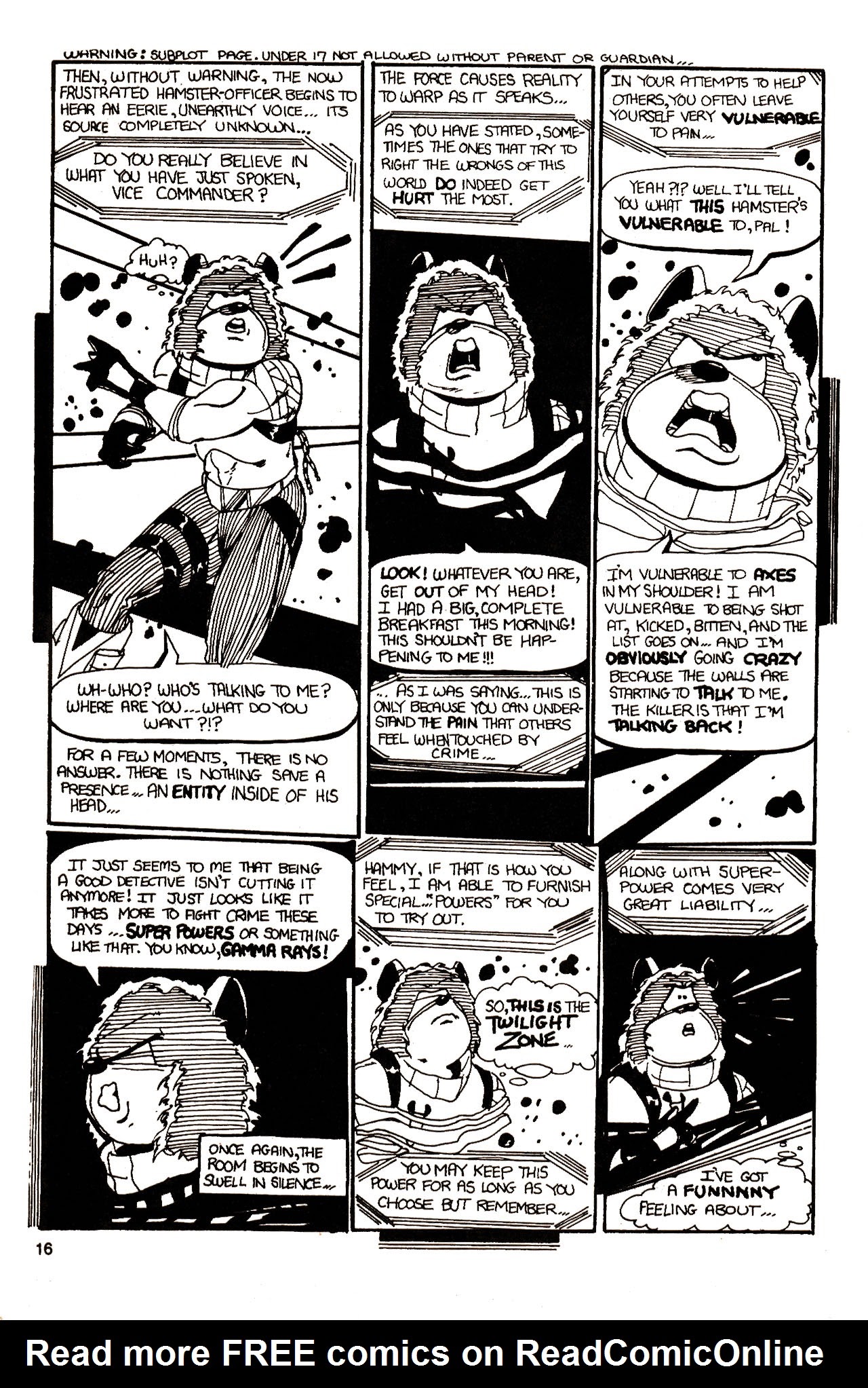 Read online Hamster Vice comic -  Issue #1 - 19