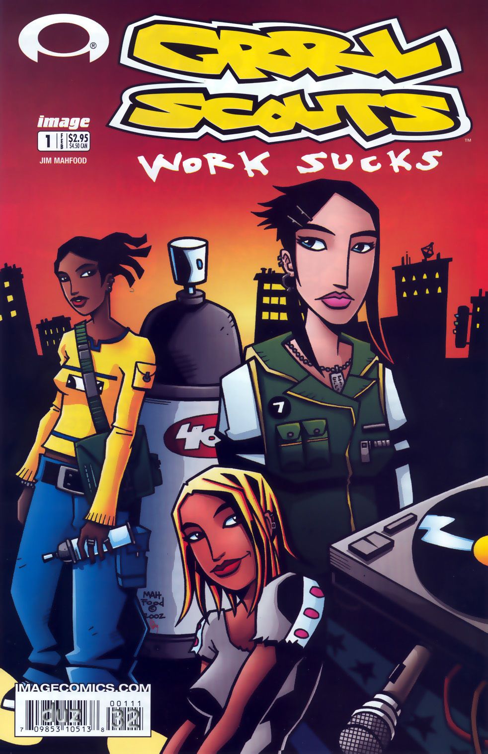 Read online Grrl Scouts: Work Sucks comic -  Issue #1 - 1