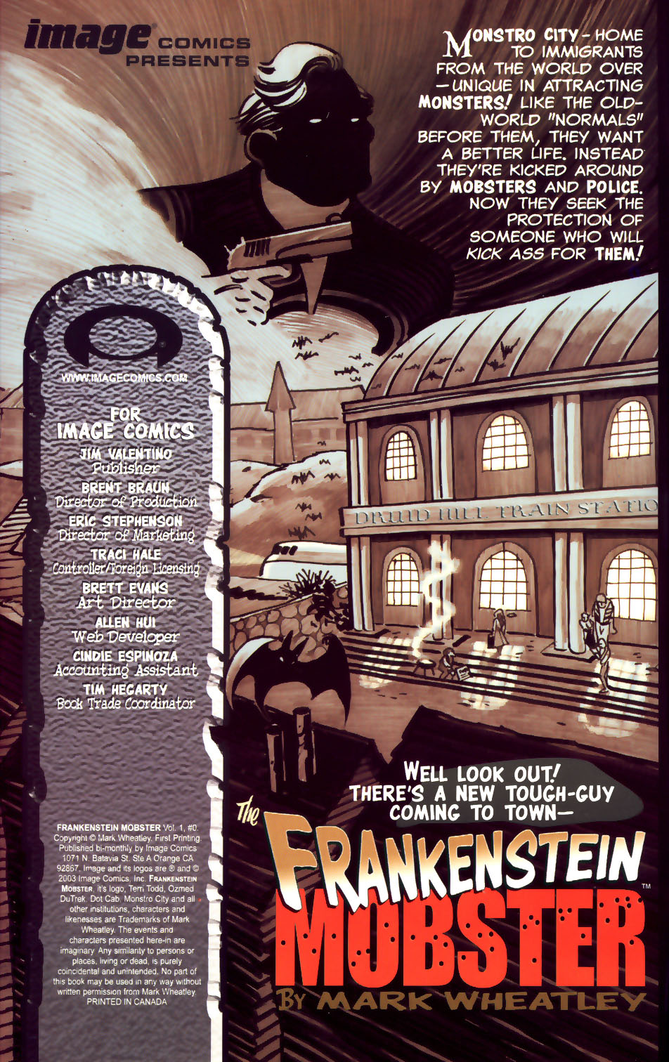 Read online Frankenstein Mobster comic -  Issue #0 - 2