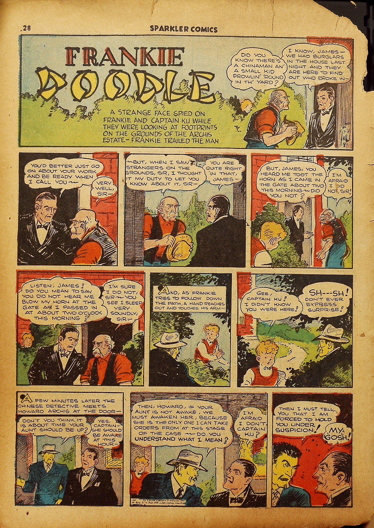 Read online Sparkler Comics comic -  Issue #1 - 31