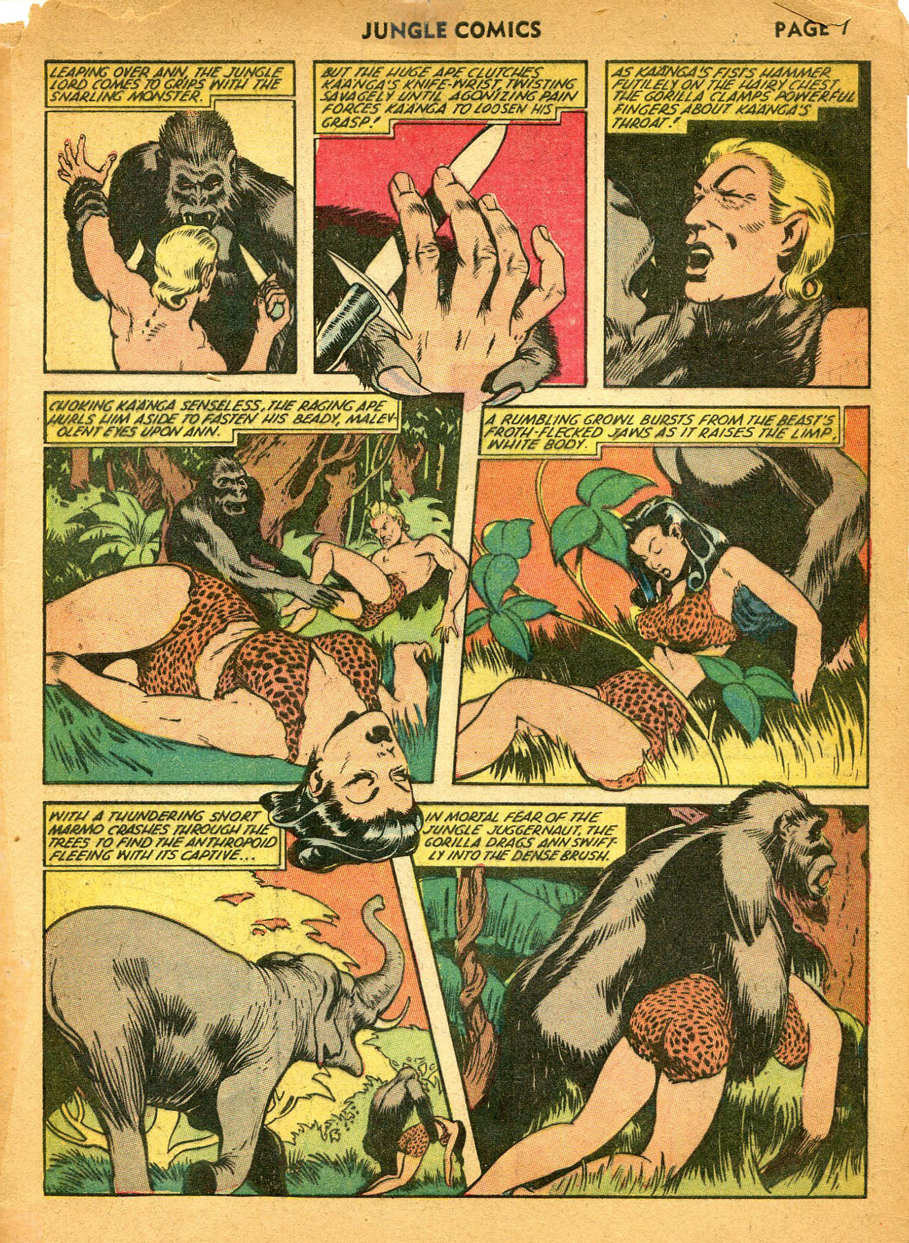 Read online Jungle Comics comic -  Issue #35 - 9