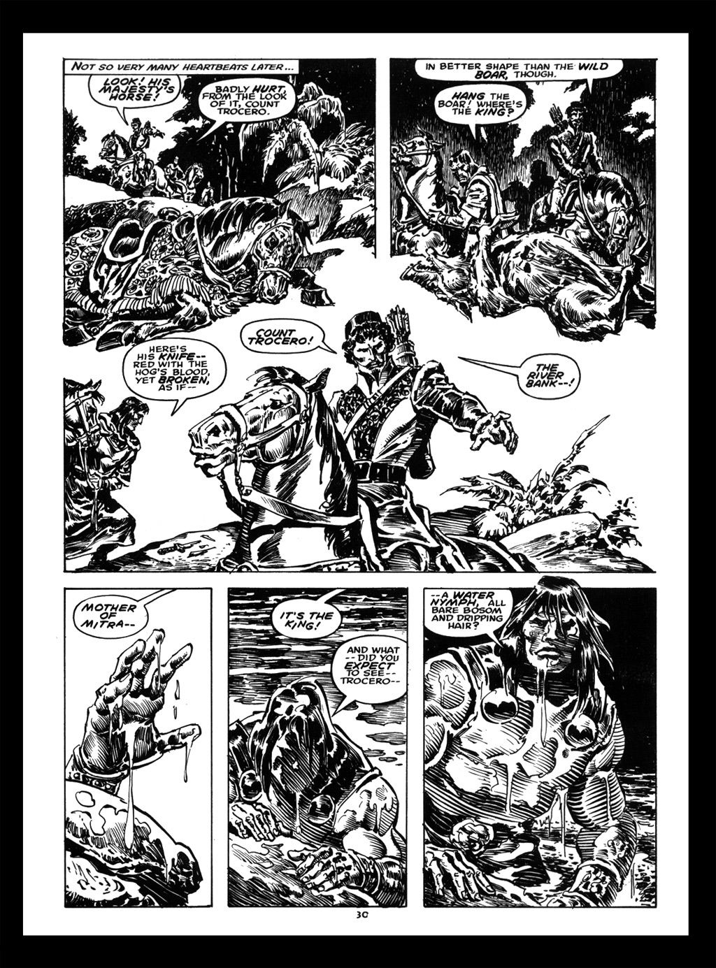 Read online The Savage Sword Of Conan comic -  Issue #214 - 30