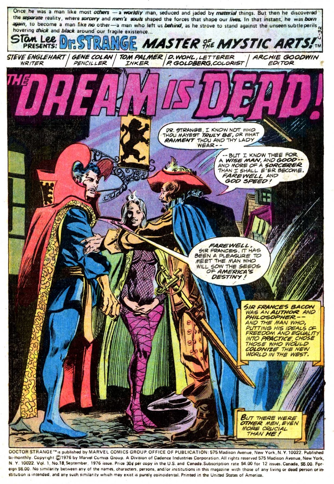 Doctor Strange (1974) issue 18 - Page 2