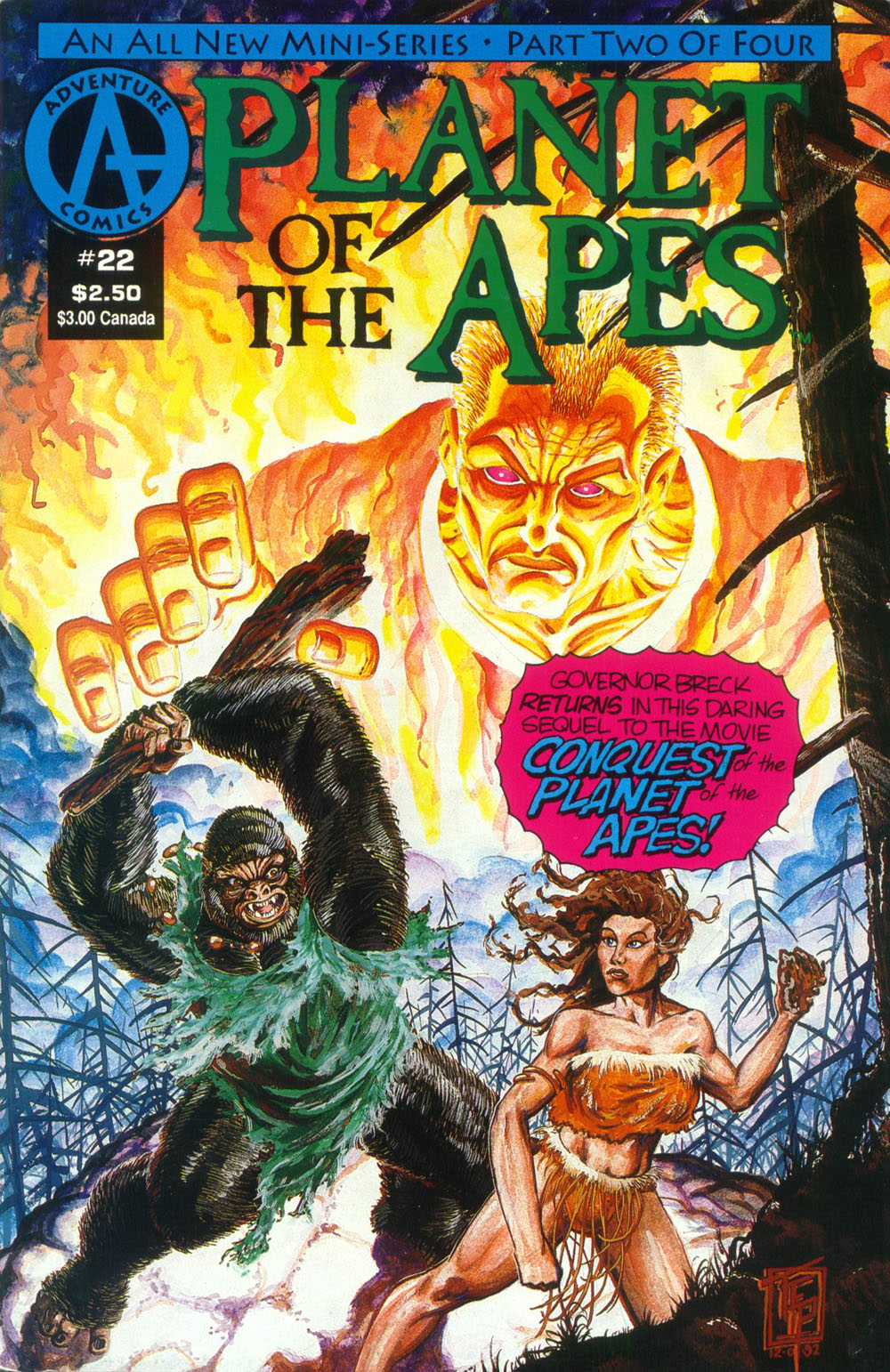 Read online Planet of the Apes (1990) comic -  Issue #22 - 1